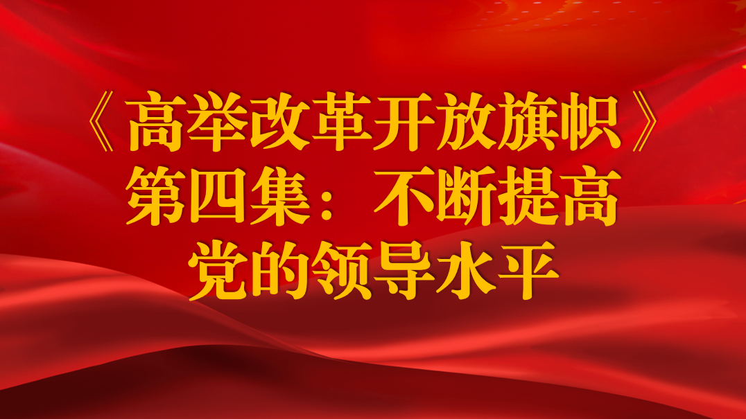 《高举改革开放旗帜》第四集：不断提高党的领导水平